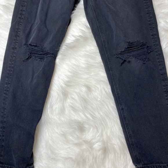 American Eagle woman’s high rise straight leg jeans size 0 - Picture 2 of 7